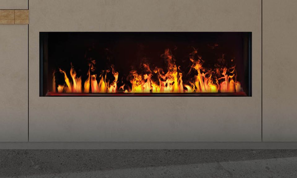LED electric fire setting