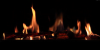 Opti-V flame effect close-up